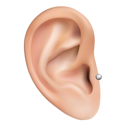 Medische piercings - Daith plaatsing