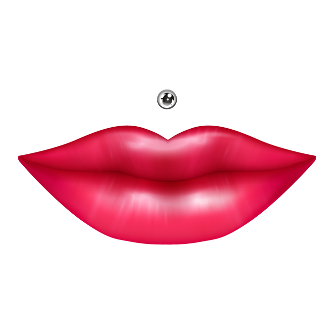 Gezichtspiercings - Medusa